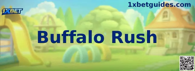 Imagen central de Buffalo Rush con rodillos y temática del viejo oeste