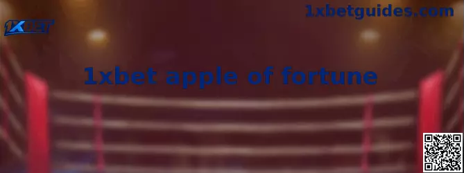 Interfaz interactiva del juego 1xbet apple of fortune en México