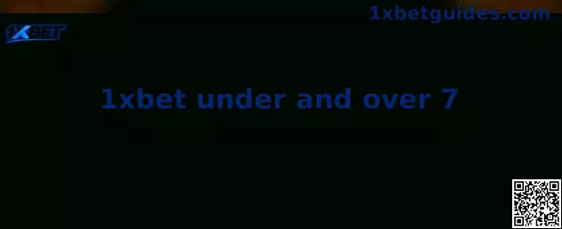 Interfaz de 1xbet Under and Over 7